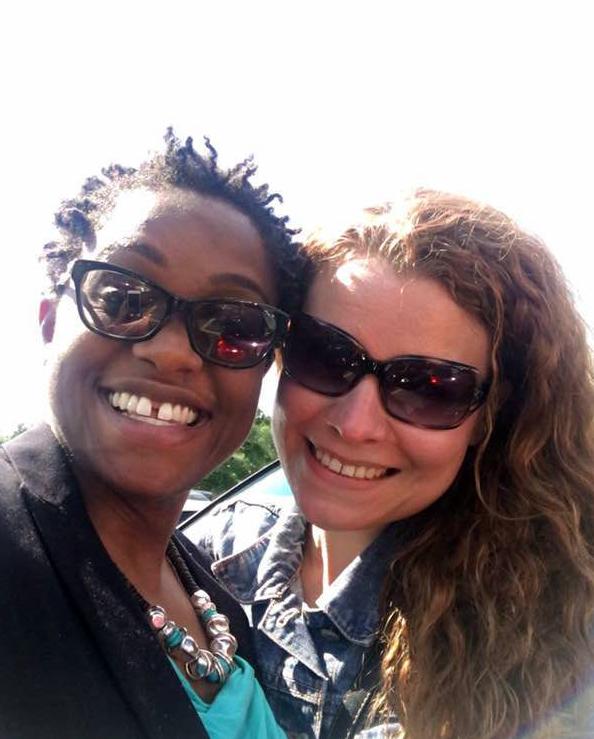 Keisha Russell and Melissa Ludin